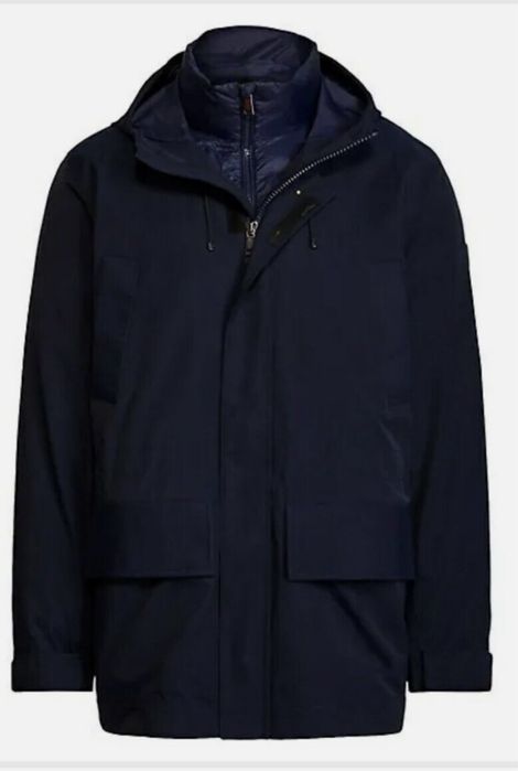 Пальто чоловіче Ralph Lauren оригінал Twill Hooded Coat&Quilted Liner