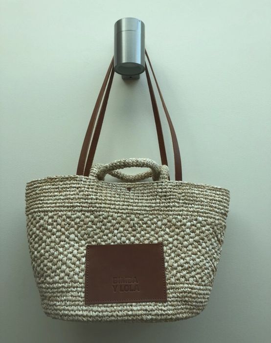 Mala cesto grande natural Bimba y Lola