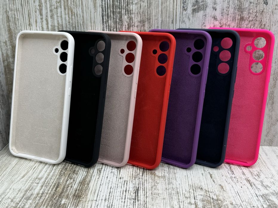 ‼️ Чехол софттач Silicone Case лого на Samsung A24/ A34/ A54 Чохол