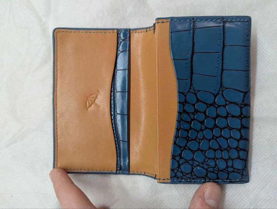 Cкладной футляр для карт Arnold Palmer из натуральной воловьей кожи