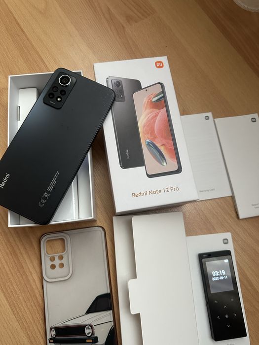 Xiaomi Redmi Note 12 Pro 8+8/256 Стан cупер,Комплект+mp3 плеер,Наложка