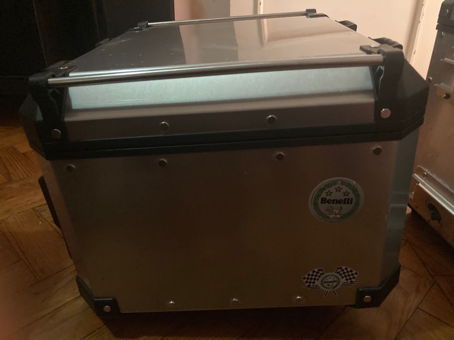 Vendo 3 malas originais de alumínio Bennelli TRK 502x