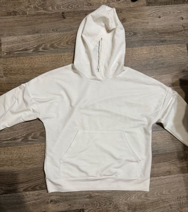 худи чисто белое (S-M) размер