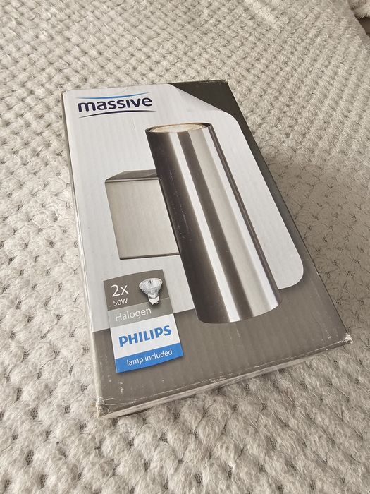 Kinkiet inox Philips dwustronny gu10