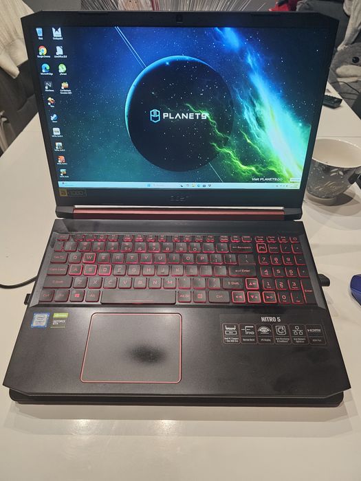 Acer Nitro 5, I7 512 gb SSD, 8 gb ram, GTX 1650
