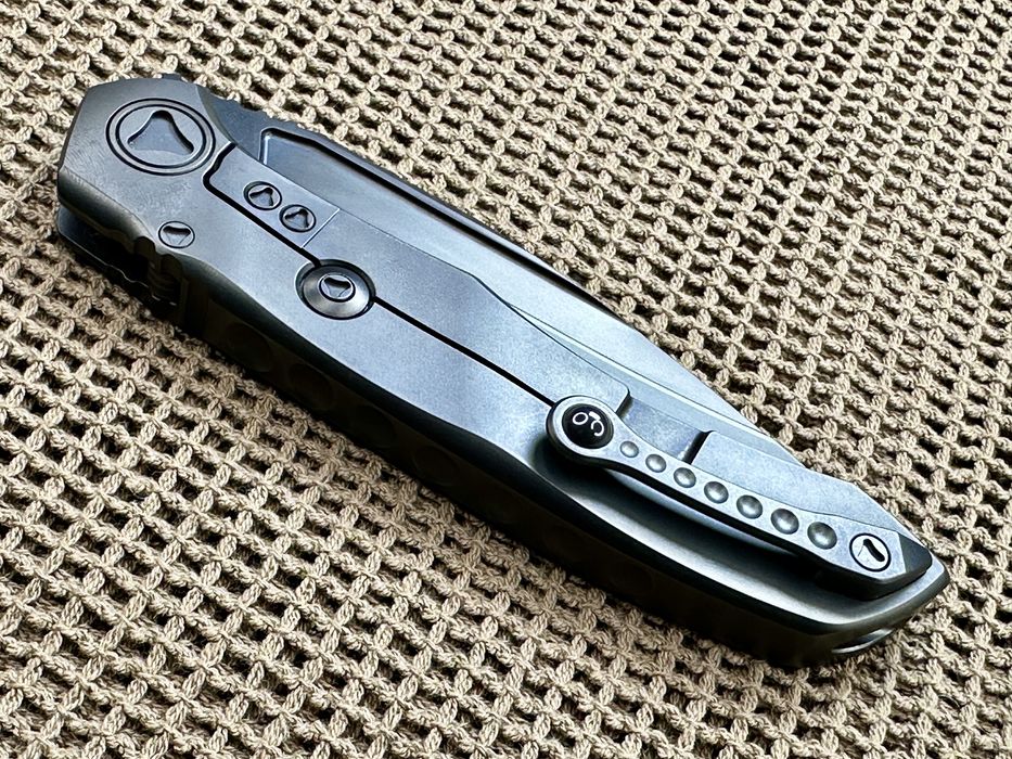 Ніж Microtech Anax S/E Titanium Integral/Carbon M390 190C-1 DLCTCFITI