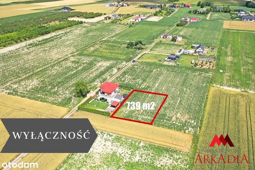 Działka budowlana 739 m² Zarzeczewo, gm. Fabianki