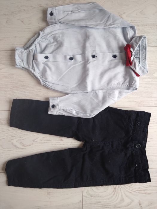 Komplet dla chłopca elegancki rozm. 74