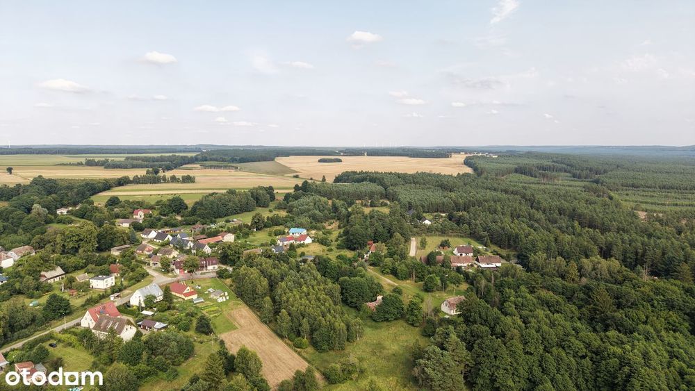 Dwie działki pod zabudowę| Lubuń | 11km od Słupska