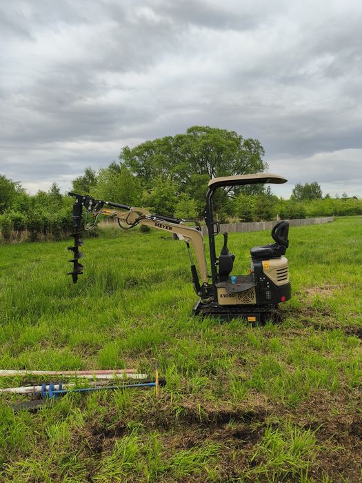 Wynajem Mini Koparki, Wozidło z kiprem, Rębak  150mm, Generator 7,1kw