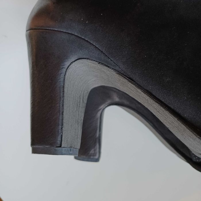 Kozaki ecco 40-41, wkładka 27cm skóra