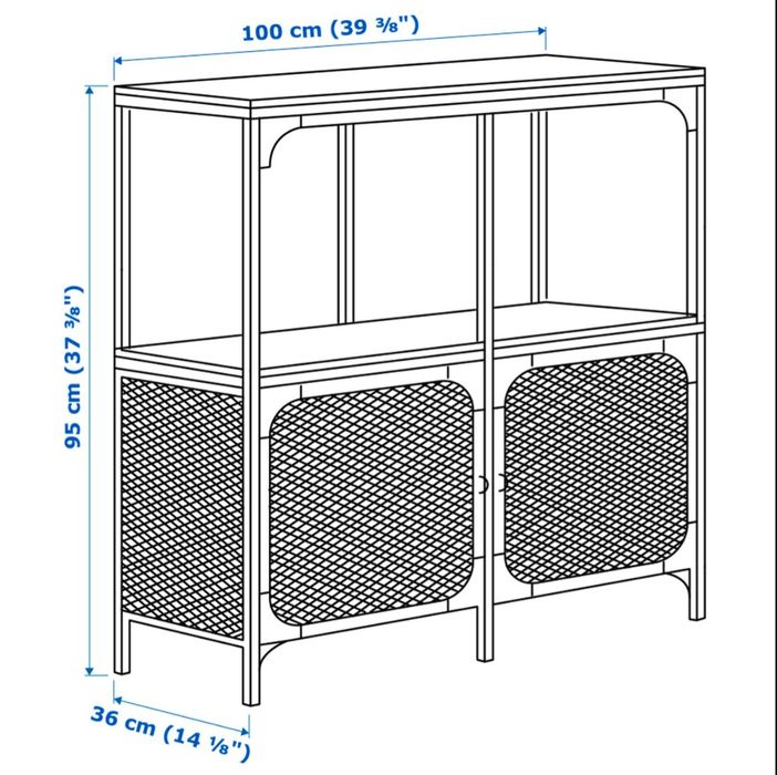 Regał Ikea Fjällbo 100x95cm jak nowy