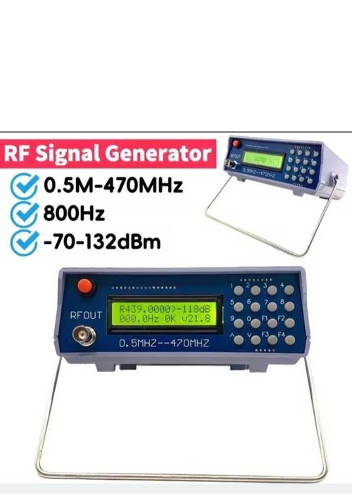 Генератор радиосигналов 0,5-470 MHz МГц , модуляция FM ФМ