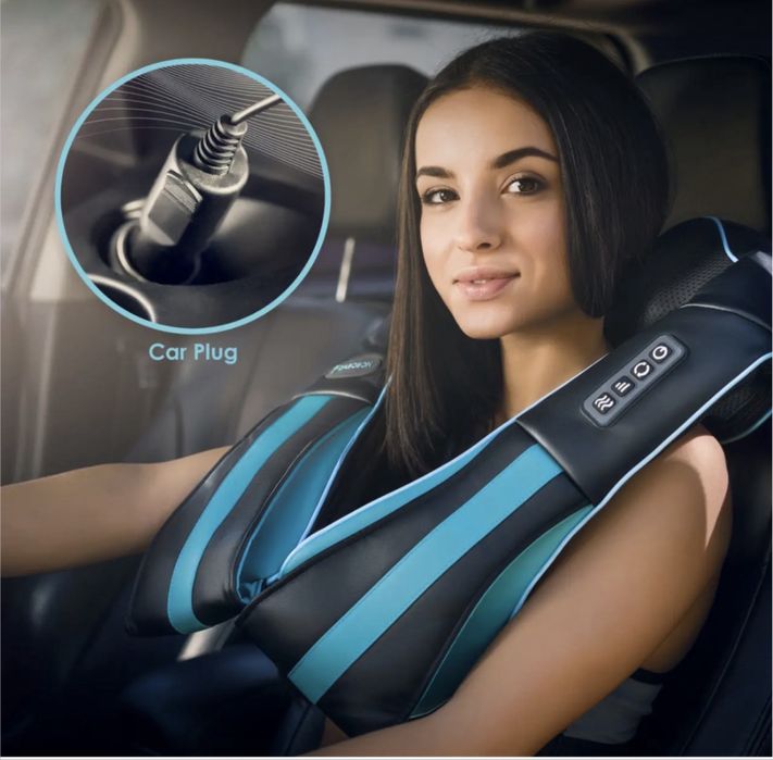 Масажер для спини та шиї роликовий Shiatsu, Zabobon