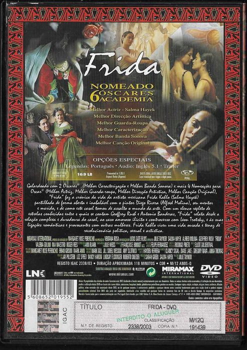 Julie Taymor. Frida.