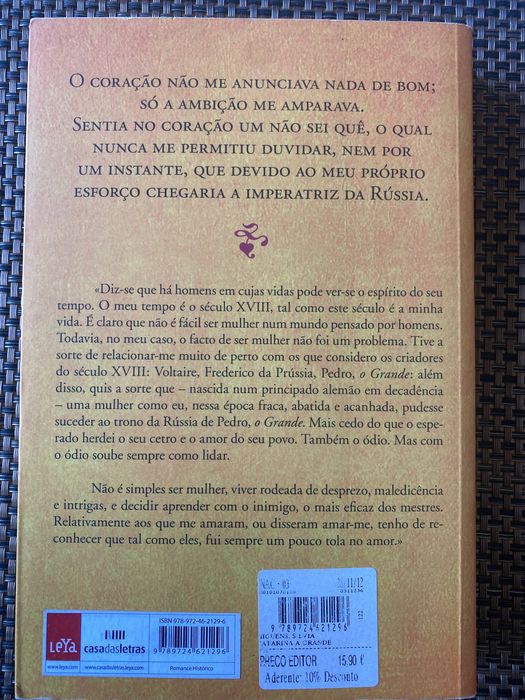 Vendo livro Catarina a grande, de Silvia Miguens