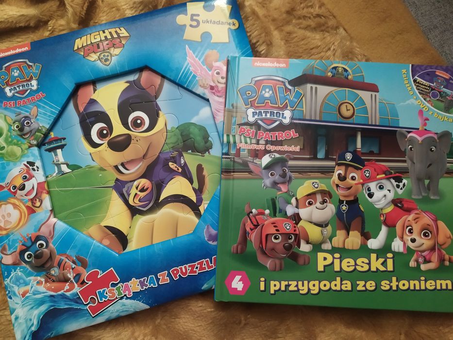 Książki psi patrol mega !