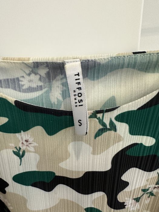 Top Tiffosi camuflado, tamanho S (NOVO)
