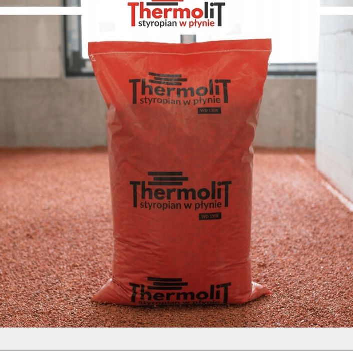 THERMOLIT styropian podłogowy w płynie GRANULAT EPS100 styrobeton worek 60l
