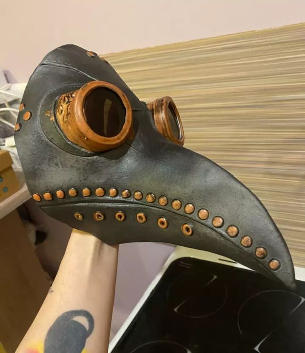 Nowa maska Steampunk lekarz dżumy cosplay Halloween