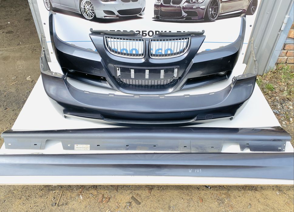 М Обвес BMW E90 E91 Універсал Бампери А22 Sparkling Graphite Оригінал