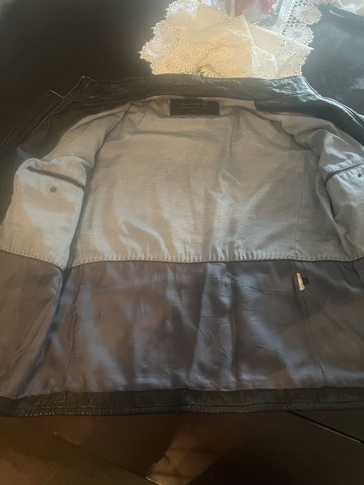 Casaco cabedal Massimo Dutti