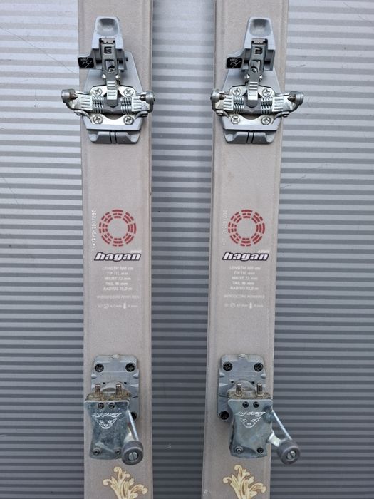 Narty skiturowe zestaw set używany Hagan Spirit 72 160 cm  Dynafit