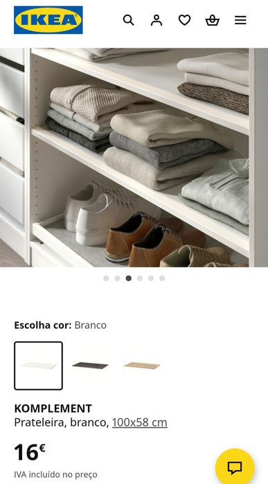 Prateleiras Komplement para PAX | IKEA