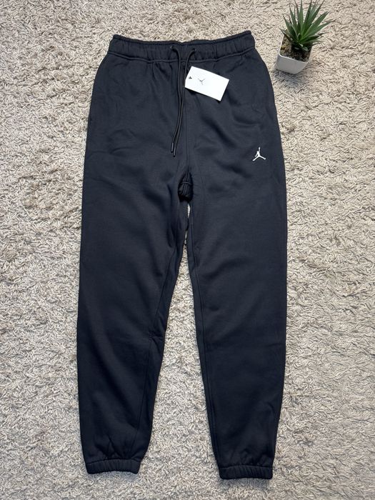 Штани Nike Jordan чорні на флісі чоловічі | Спортивні