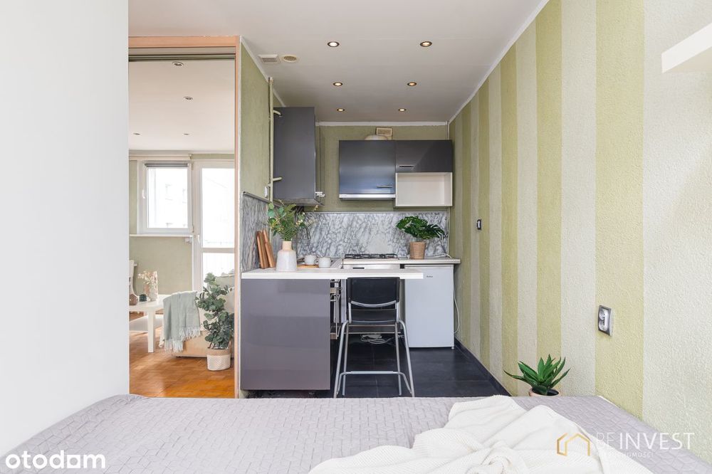 Kawalerka z balkonem i panoramicznym widokiem | 9 piętro | 2 windy