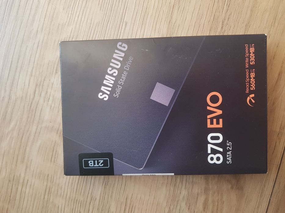 Nowy dysk SSD Samsung 870EVO Sata 2TB.
Sprzedam dysk SSD Samsung 870 E
