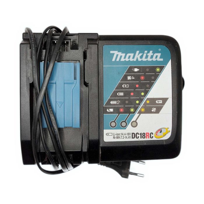 Ładowarka Makita DC18RC szybka Li-Ion 7,2-18V 6,0Ah: 55min 5,0Ah: 45min
