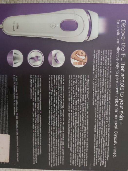 Depiladora luz pulsada Braun