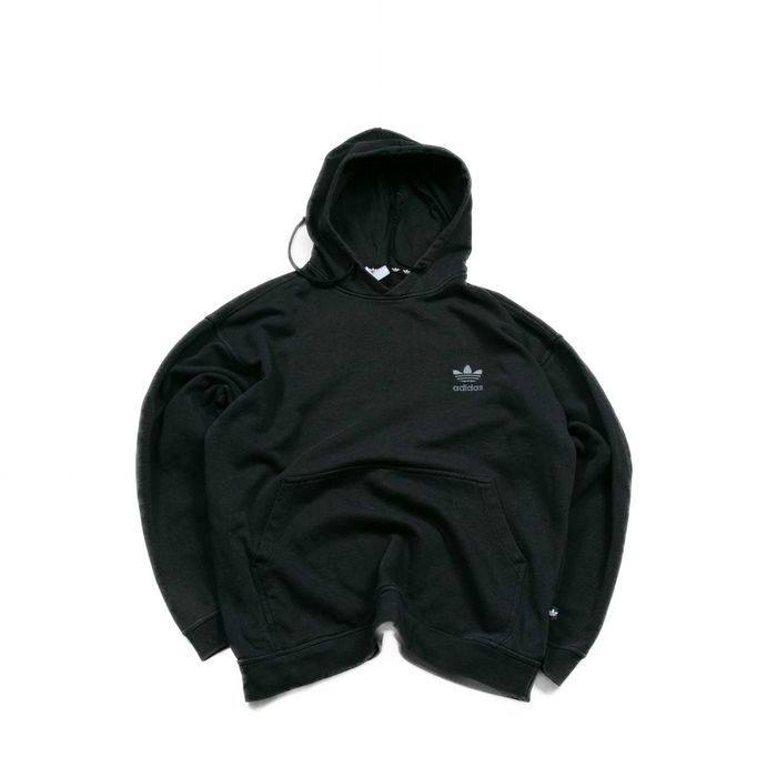 Adidas 90's boxy hoodie bluza z kapturem L męska haft szeroka hip hop rap