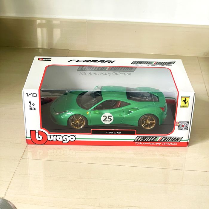 Ferrari 488 GTB 70th Anniversary Limited Edition 1/18 Bburago