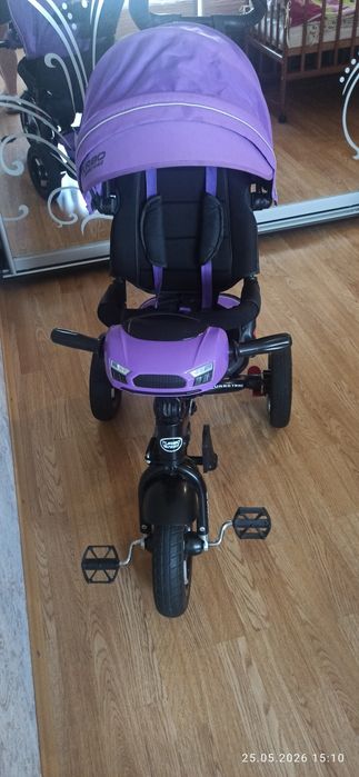 Дитячий триколісний велосипед з батьківською ручкою  Turbo Trike