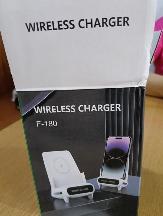 carregador  wireless charger F-180