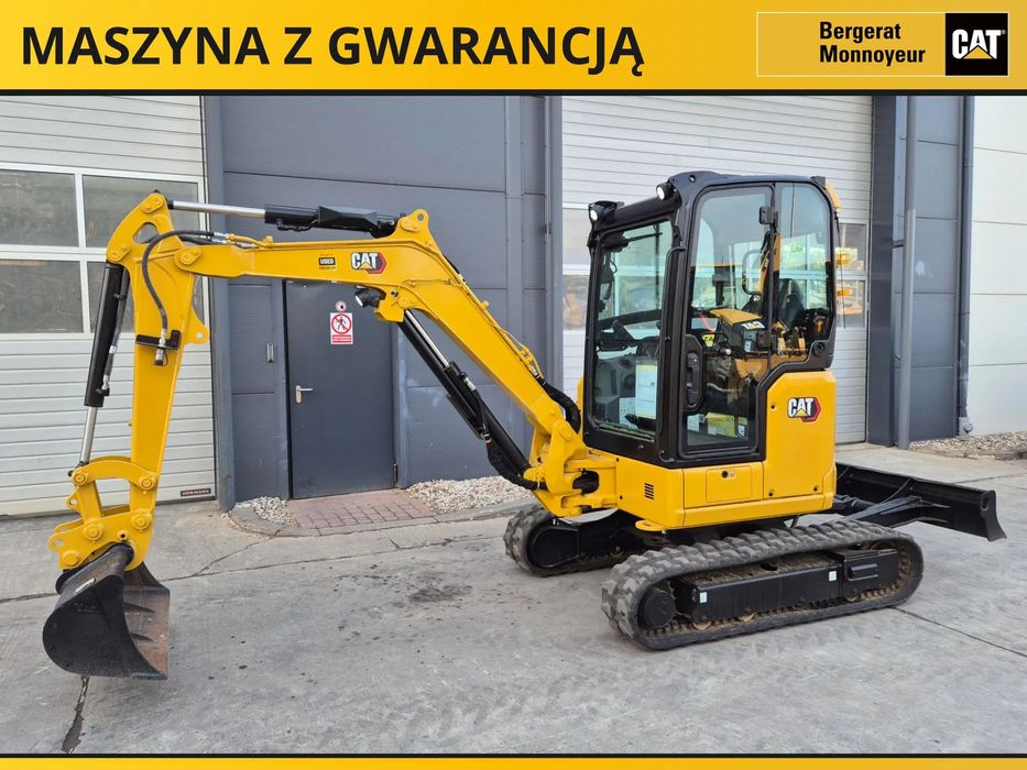 Caterpillar 303 CR  Minikoparka CAT 303 CR - Gwarancja 12 miesięcy, 3 łyżki w cenie