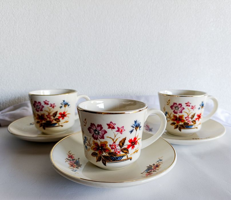 Conjunto 3 chávenas Sacavém