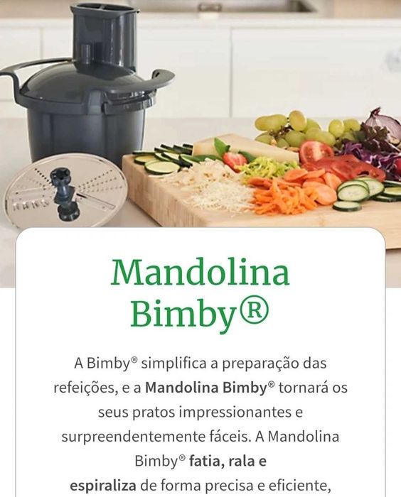 Bimby T7 como nova + Mandolina + Sensor