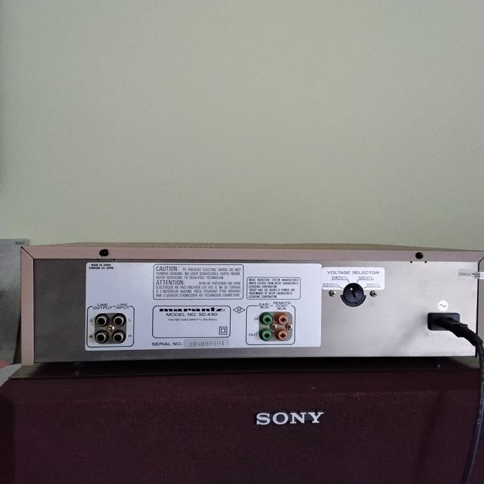 Deck cassete Marantz SD430
