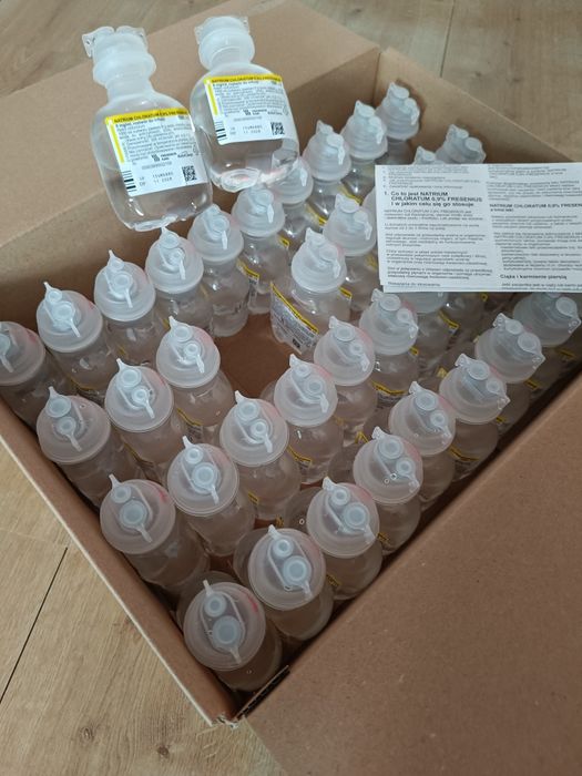 Sól fizjologiczna 40szt cały karton.