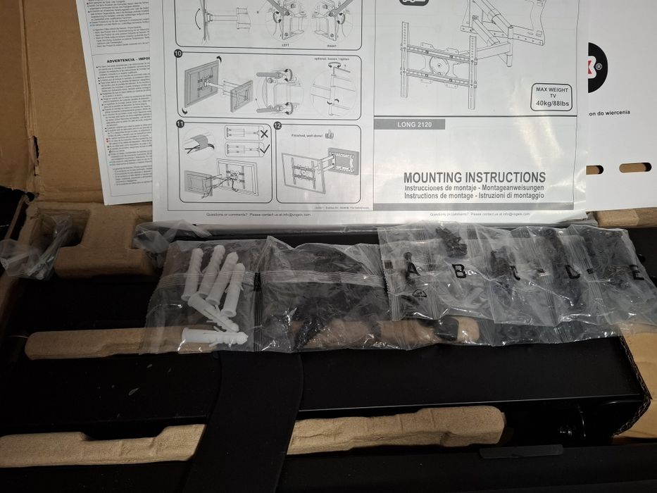 Uchwyt stojak wieszak do telewizora 42-75" 120cm super jakość okazja