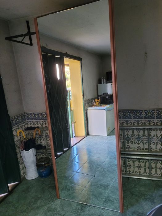 Porta correr com espelho para roupeiro