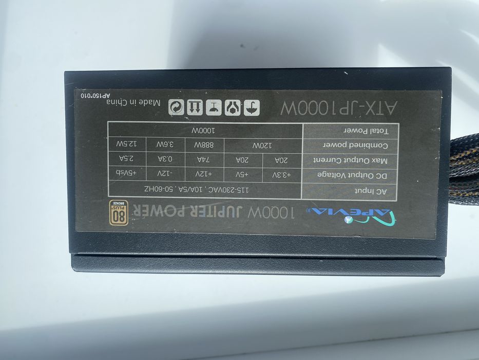 блок питания APEVIA Jupiter Power 1000W (ATX-JP1000W)