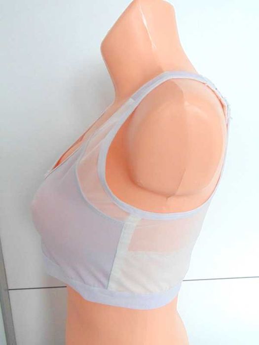 Biustonosz damski miękki zapinany z przodu 2XL