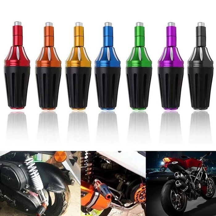 Vários modelos cogumelos alumínio proteção borracha moto cafe racer