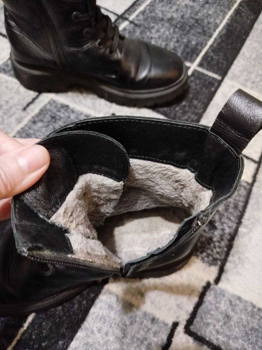 Кожаные ботинки 38р