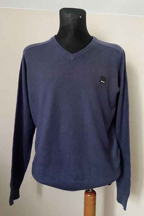 Bench męski sweter wełna kaszmir r. M