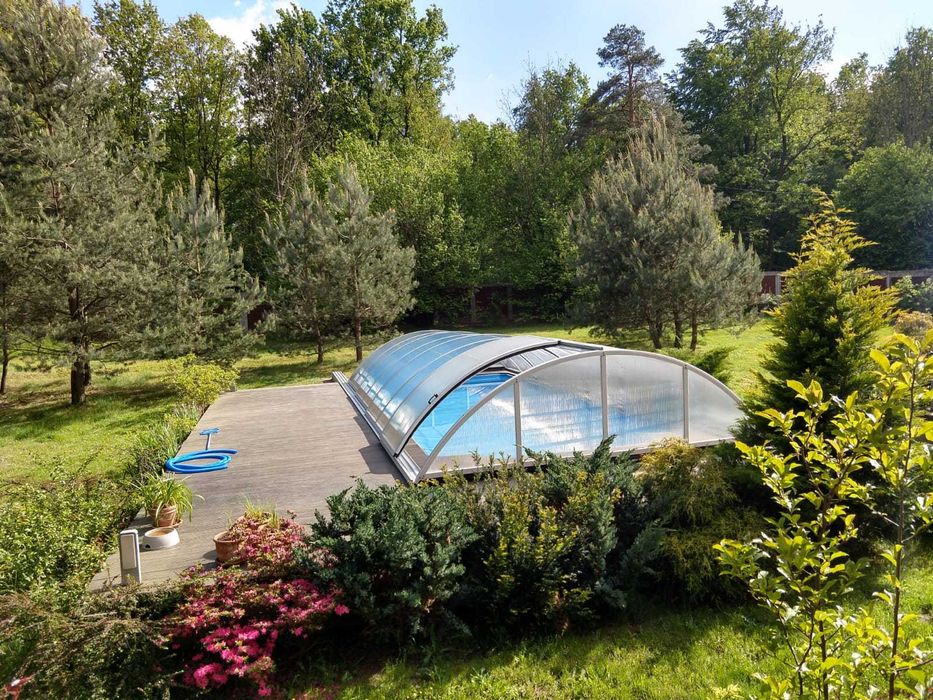 Zadaszenie basenu KLASIK 8,40x3,20x0,95m PK10mm